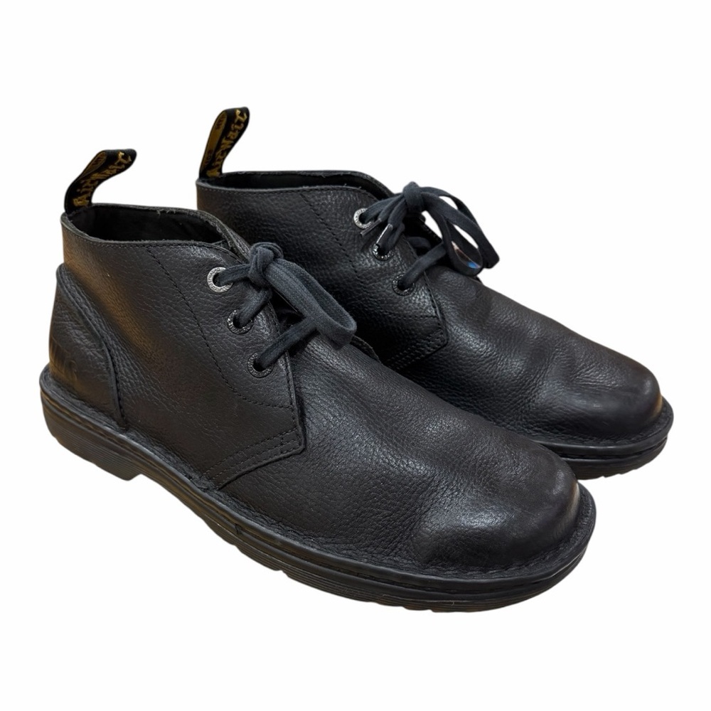 Dr. Martens Sussex Black Bear Track Leather Chukka Boots Size 11